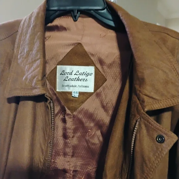 Latigo Tan Bomber Jacket - Picture 5 of 11